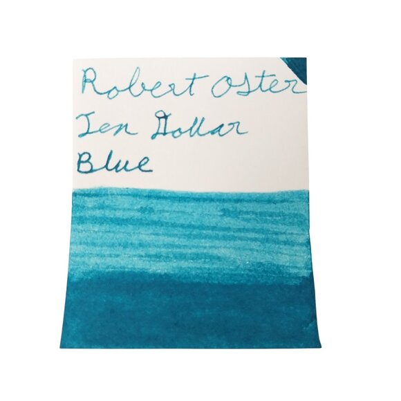 Robert Oster Ten Dollar Blue Fountain Pen Calligraphy Ink 50 ml Bottle Like New - Picture 2 of 7